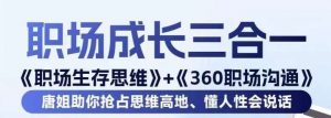 职场生存思维+360职场沟通，助你抢占思维高地，懂人性会说话-淘金日记