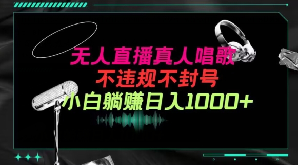 抖音24小时无人直播音乐,不违规,不封号纯撸音浪,小白实操当天日入1000+【揭秘】-淘金日记