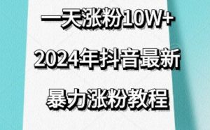 抖音最新暴力涨粉教程，视频去重，一天涨粉10w+，效果太暴力了，刷新你们的认知【揭秘】-淘金日记