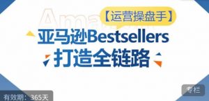 运营操盘手!亚马逊Bestsellers打造全链路,选品、Listing、广告投放全链路进阶优化-淘金日记