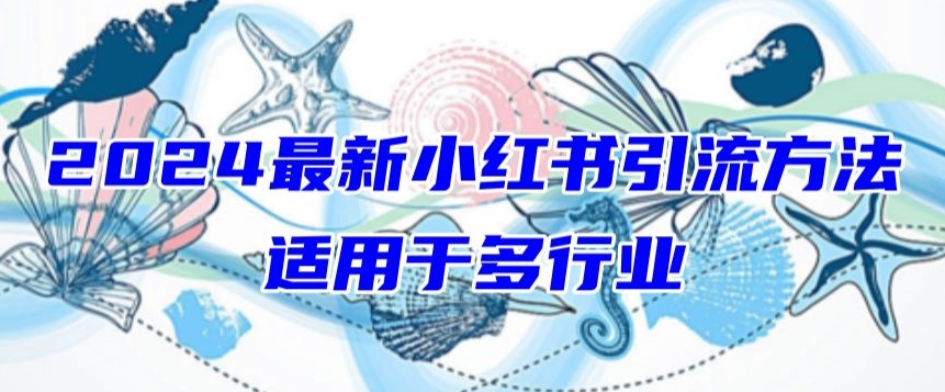 2024最新小红书引流，适用于任何行业，小白也可以轻松的打粉【揭秘】-淘金日记