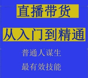 2024抖音直播带货直播间拆解抖运营从入门到精通,普通人谋生最有效技能-淘金日记