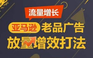流量增长 亚马逊老品广告放量增效打法，短期内广告销量翻倍-淘金日记