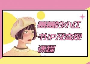 姜姜的小红书IP及变现课程,姜姜小红书2024-淘金日记