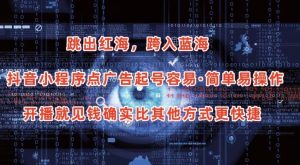 抖音小程序点广告项目,起号容易,简单易操作,开播就见有收益【揭秘】-淘金日记