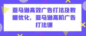 亚马逊高效广告打法及数据优化，亚马逊高阶广告打法课-淘金日记