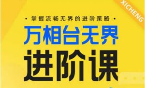 电商万相台无界进阶课,掌握流畅无界的进阶策略-淘金日记