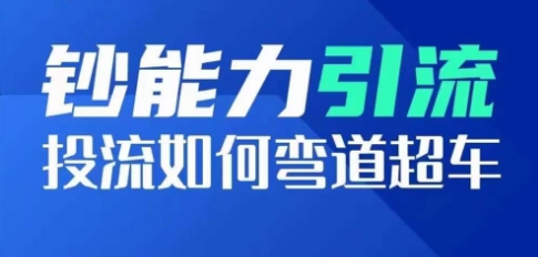 钞能力引流：投流如何弯道超车，投流系数及增长方法，创造爆款短视频-淘金日记