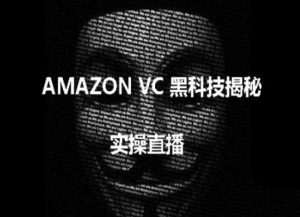 实操:AMAZON VC害人黑科技揭秘,跨境亚马逊教程-淘金日记