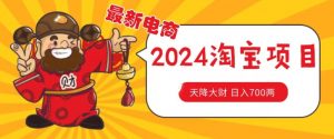 价值1980更新2024淘宝无货源自然流量, 截流玩法之选品方法月入1.9个w【揭秘】-淘金日记