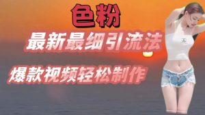 se粉最新最细引流法,七天螺旋起号法,爆款视频轻松制作【揭秘】-淘金日记
