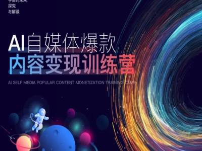 AI自媒体爆款内容变现训练营,20%底层逻辑,60%实操方法,20%案例拆解(即学即用)-淘金日记