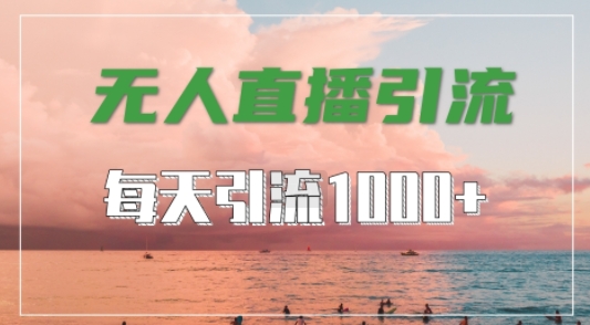 抖音快手视频号全平台通用，无人直播引流法，超暴力引流1000+高质量精准创业粉【揭秘】-淘金日记