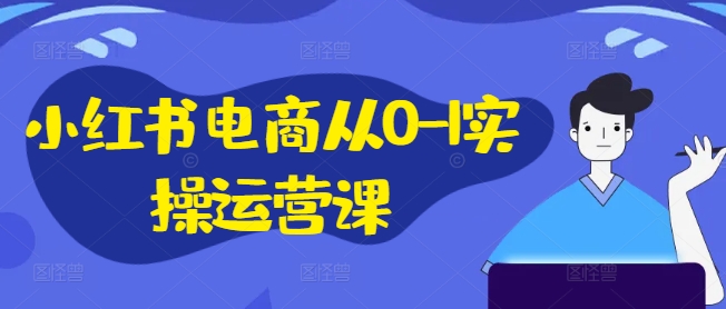 小红书电商从0-1实操运营课,小红书手机实操小红书/IP和私域课/小红书电商电脑实操板块等-淘金日记