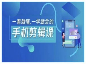 抖音手机剪辑运营变现课,一看就懂,一学就会的-淘金日记