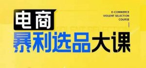 电商暴利选品大课，3大选品思维模式，助力电商企业实现利润突破-淘金日记