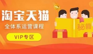 淘宝天猫全体系运营课程【9月24更新】,店铺全系运营、动销玩法、擦边球玩法等等-淘金日记