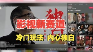 最新影视解说玩法,人物独白,30天涨粉24万+,全流程拆解【揭秘】-淘金日记