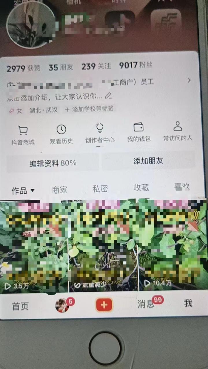 最新抖音暴力起万粉技术,一天涨万粉,发三四个作品涨近万粉-淘金日记