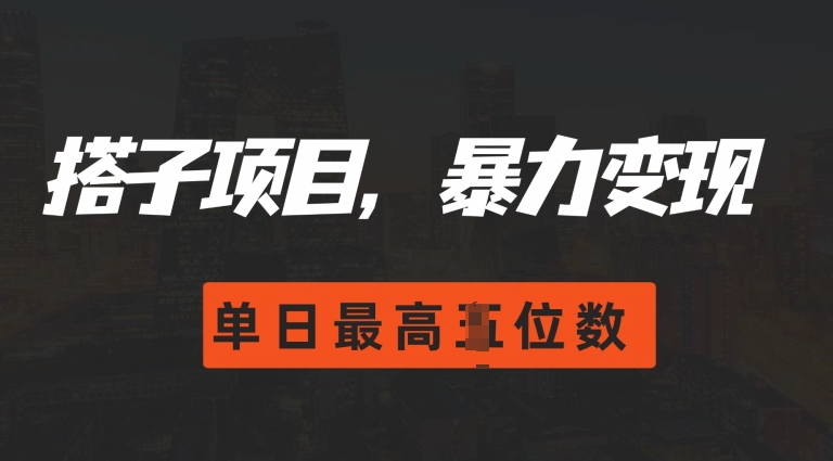 2024搭子玩法,0门槛,暴力变现,单日最高破四位数【揭秘】-淘金日记