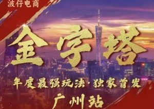 波仔电商·线下课ppt-10月30号，金字塔玩法 3天极速起量，88页ppt，3天起量!-淘金日记