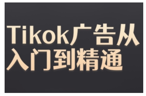 Tiktok Ads实操教程,Tiktok广告从入门到精通-淘金日记