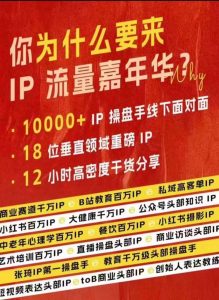 群响IP流量嘉年华,现场视频+IP江湖2024典藏版PPT-淘金日记