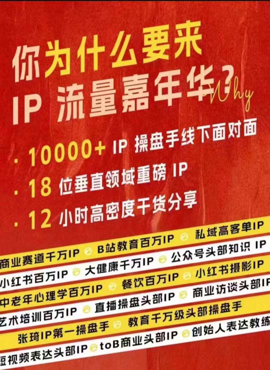 群响IP流量嘉年华,现场视频+IP江湖2024典藏版PPT-淘金日记