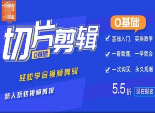 0基础IP切片剪辑,轻松学会视频剪辑,新人玩转视频剪辑-淘金日记
