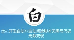 “美添赚”AI开发自动WX自动阅读脚本无需写代码无限变现【揭秘】-淘金日记