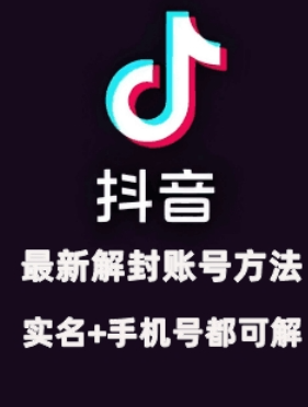 2024年11月抖音最新解封账号方法+解实名 自己真实实操已解2个号-淘金日记
