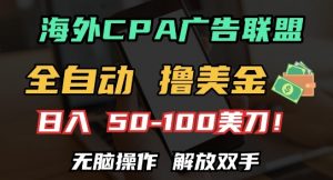 海外CPA全自动撸美金, 日入100+美刀,无脑操作,解放双手【揭秘】-淘金日记