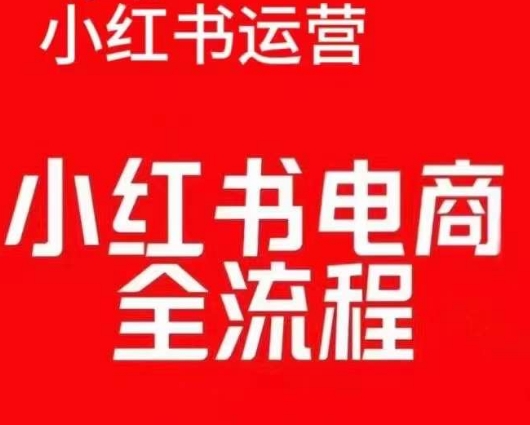 红薯电商实操课，小红书电商全流程-淘金日记