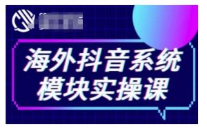 海外抖音Tiktok系统模块实操课，TK短视频带货，TK直播带货，TK小店端实操等-淘金日记