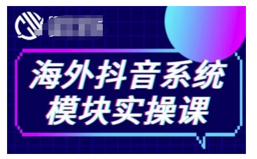 海外抖音Tiktok系统模块实操课，TK短视频带货，TK直播带货，TK小店端实操等-淘金日记