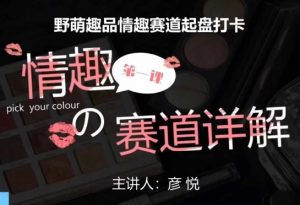 比高社群:情趣赛道训练营,野萌趣品情趣赛道起盘打卡,市场刚需项目-淘金日记