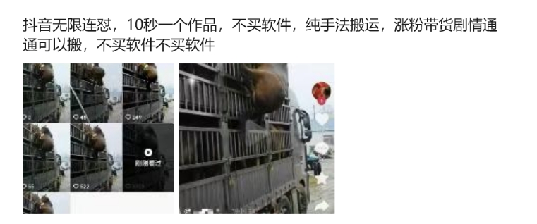 抖音无限连怼，10秒一个作品不买软件，纯手法搬运，涨粉带货剧情通通可以搬-淘金日记