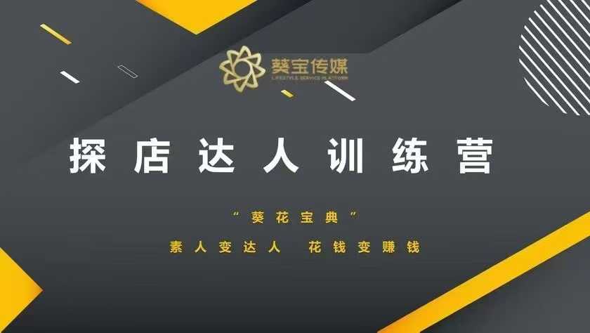 探店达人训练营,素人变达人,花钱变赚钱-淘金日记