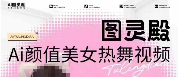 全网首发,原价988图灵殿AI颜值美女热舞视频,云端生图,轻松过原创-淘金日记