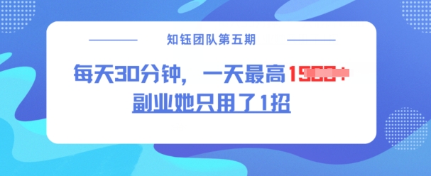 副业她只用了1招,每天30分钟,无脑二创,一天最高1.5k-淘金日记