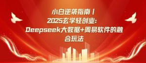 小白逆袭指南，2025玄学轻创业：Deepseek大数据+周易算法的融合玩法-淘金日记
