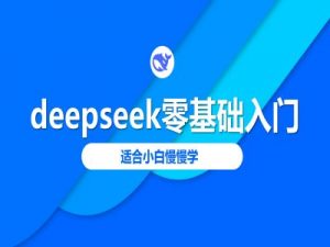 deepseek零基础入门-deepseek教程2025,适合小白慢慢学-淘金日记