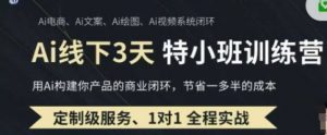 AI实操培训第20-21期线下,0基础保姆级教程,3月最新整理,企业获客、降本增效、打造超级个体-淘金日记