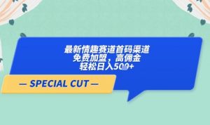 【轻云】最新情趣赛道首码渠道,免费加盟,高佣金,轻松日入5张+-淘金日记