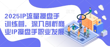 2025IP流量操盘手训练营，深入剖析商业IP操盘手职业发展-淘金日记
