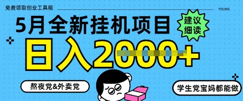 5月最新挂G项目8.0玩法，纯手机操作，稳稳日入1k+【揭秘】-淘金日记