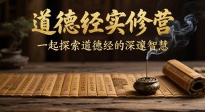 道德经实修营，一起探索道德经的深邃智慧-淘金日记