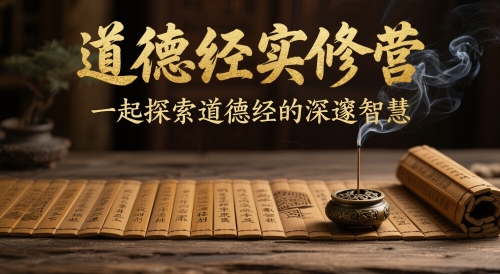 道德经实修营，一起探索道德经的深邃智慧-淘金日记