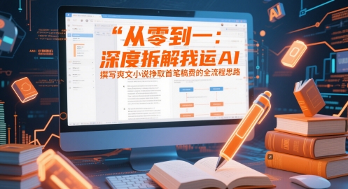 从零到一:深度拆解我运用AI撰写爽文小说挣取首笔稿费的全流程思路-淘金日记