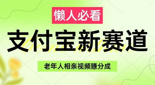 支付宝新赛道,利用老年人相亲视频,挣分成收益,轻松月入过W,操作简单-淘金日记